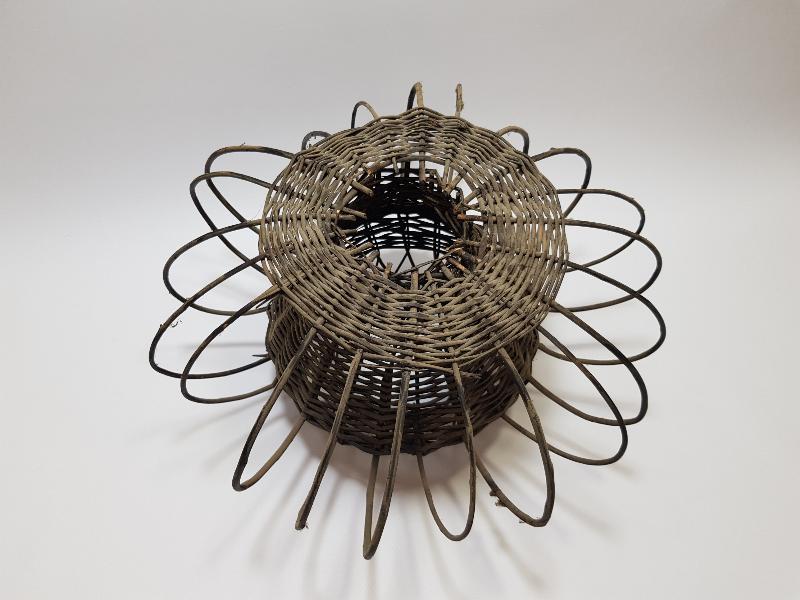 OSMANLI DÖNEMİ ÇOK NADİR SEPET FORMLU KAMIŞ ABAJUR