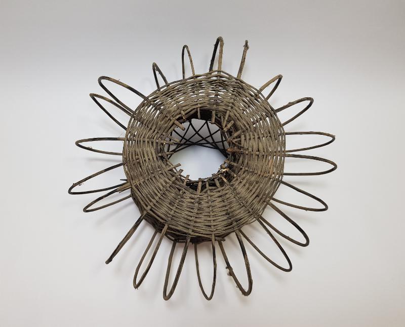 OSMANLI DÖNEMİ ÇOK NADİR SEPET FORMLU KAMIŞ ABAJUR