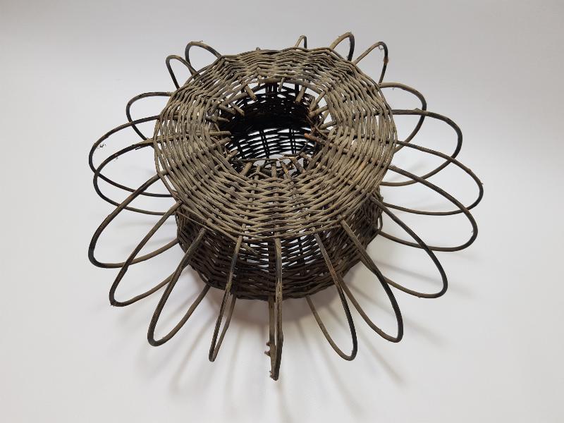 OSMANLI DÖNEMİ ÇOK NADİR SEPET FORMLU KAMIŞ ABAJUR