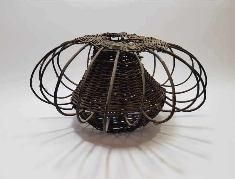 OSMANLI DÖNEMİ ÇOK NADİR SEPET FORMLU KAMIŞ ABAJUR