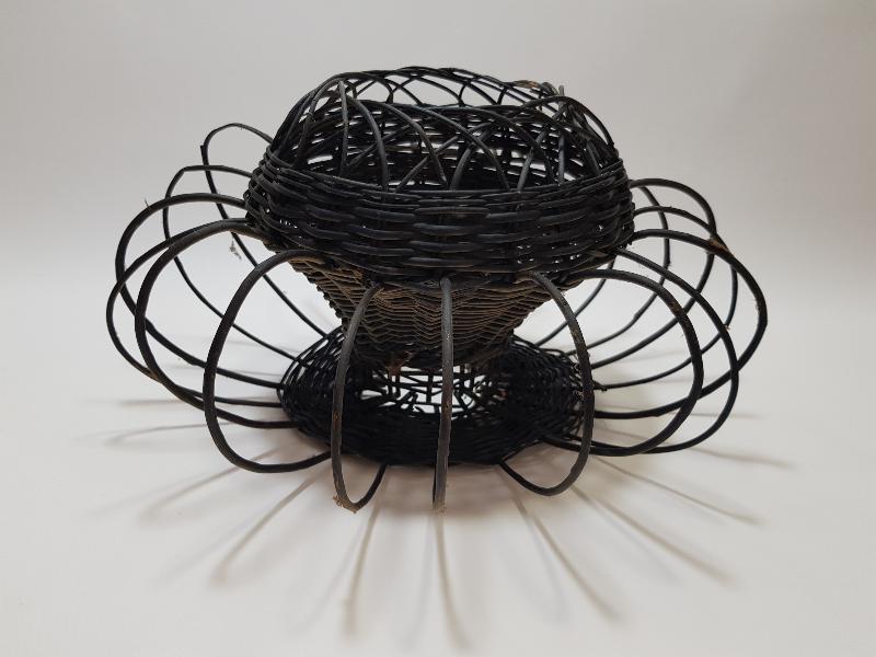 OSMANLI DÖNEMİ ÇOK NADİR SEPET FORMLU KAMIŞ ABAJUR