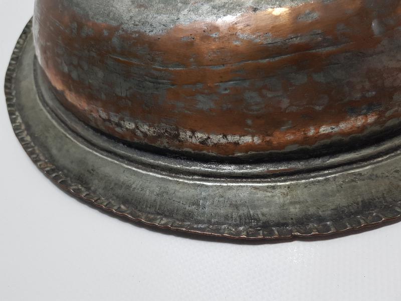 OSMANLI DÖNEMİ KALLAVİ BOY BAKIR KUZU LENGERİ - PİLAVLIK 