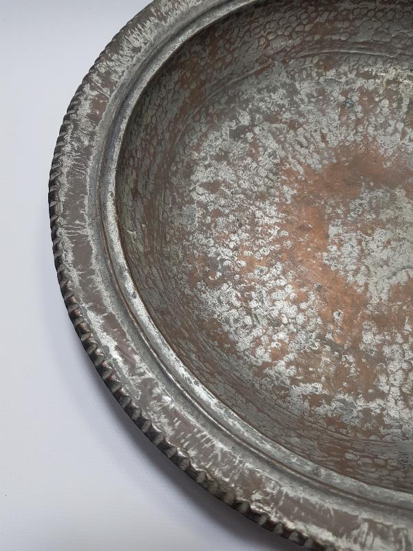 OSMANLI DÖNEMİ KALLAVİ BOY BAKIR KUZU LENGERİ - PİLAVLIK 