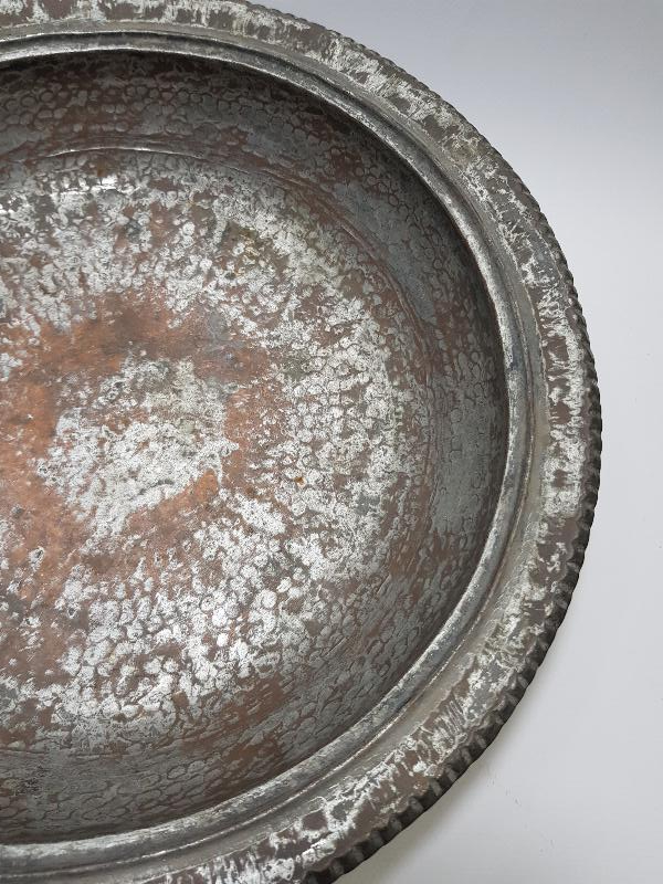 OSMANLI DÖNEMİ KALLAVİ BOY BAKIR KUZU LENGERİ - PİLAVLIK 