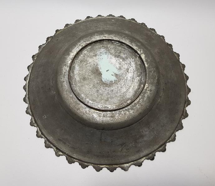 OSMANLI DÖNEMİ KIRK KENARI KIRKLARIN İSİMLERİ YAZILI ÇOK NADİR KIRKLAMA PİLAV TABAĞI