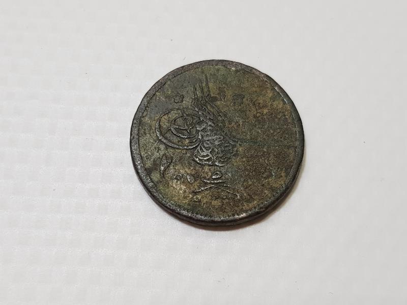 OSMANLI DÖNEMİ MISIR BASKI İKİ ADET BAKIR 5 PARA - NADİR