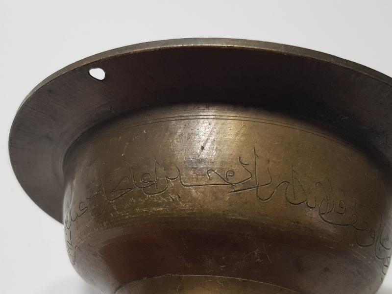 OSMANLICA YAZILI VE TARİHLİ ÇOK NADİR KANDİL