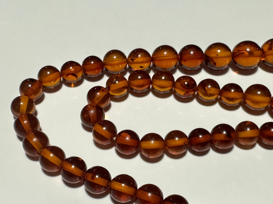 ANTİKA DAMLA KEHRİBAR KOLYE GERDANLIK