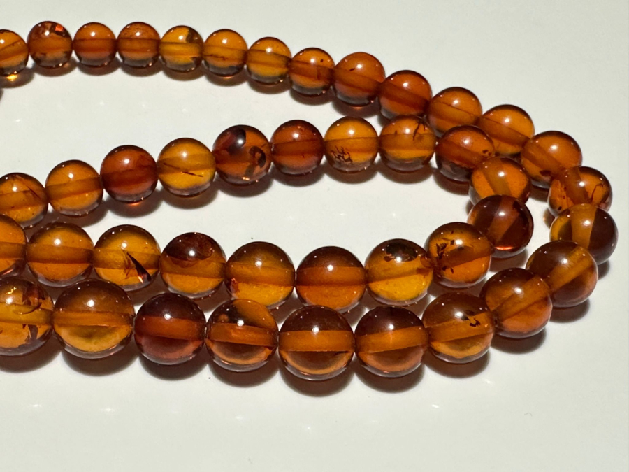 ANTİKA DAMLA KEHRİBAR KOLYE GERDANLIK