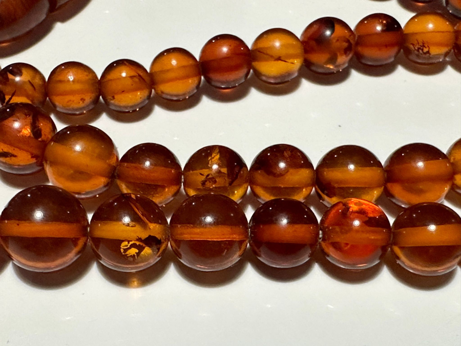 ANTİKA DAMLA KEHRİBAR KOLYE GERDANLIK