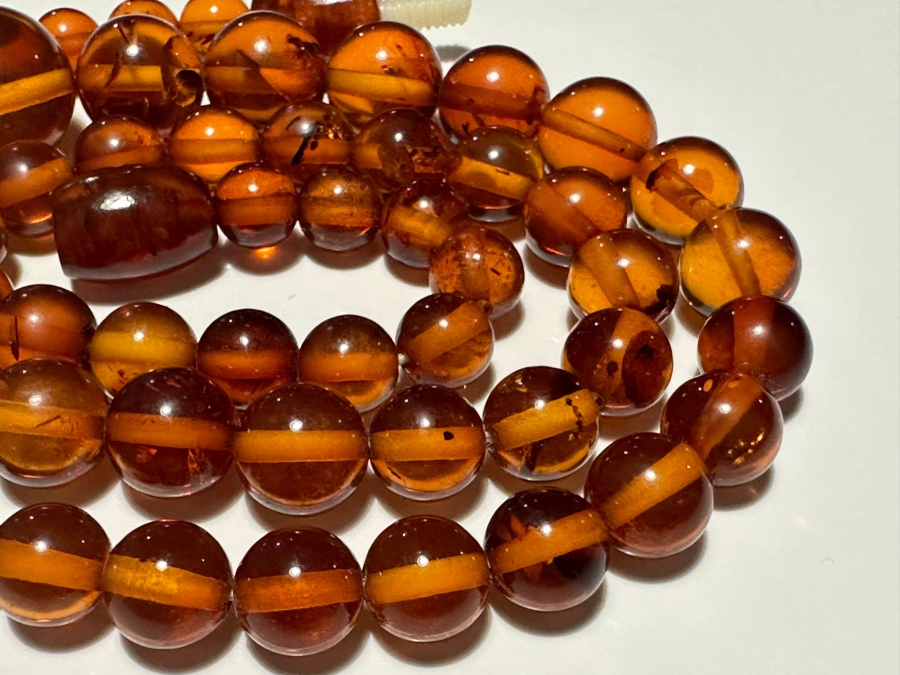 ANTİKA DAMLA KEHRİBAR KOLYE GERDANLIK