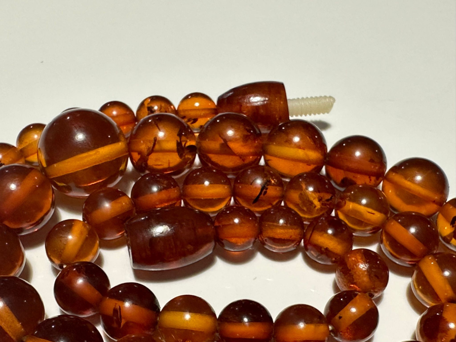 ANTİKA DAMLA KEHRİBAR KOLYE GERDANLIK