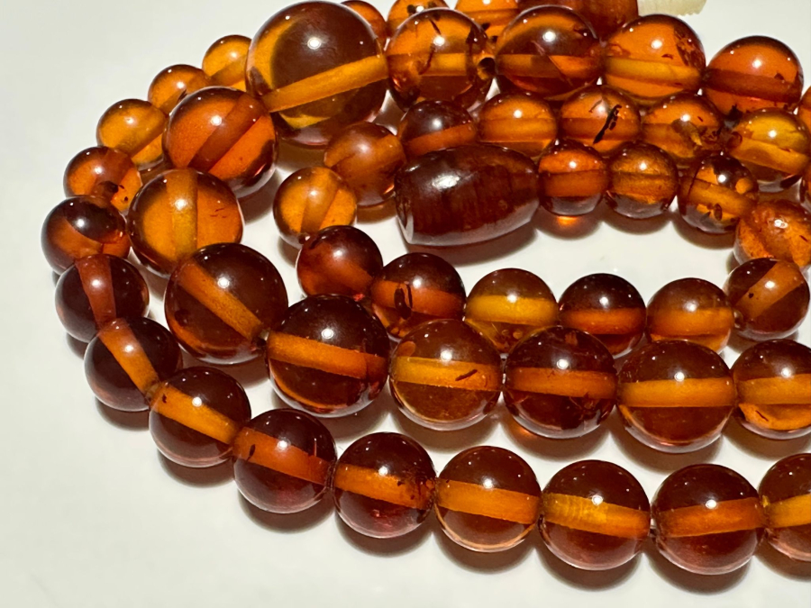 ANTİKA DAMLA KEHRİBAR KOLYE GERDANLIK