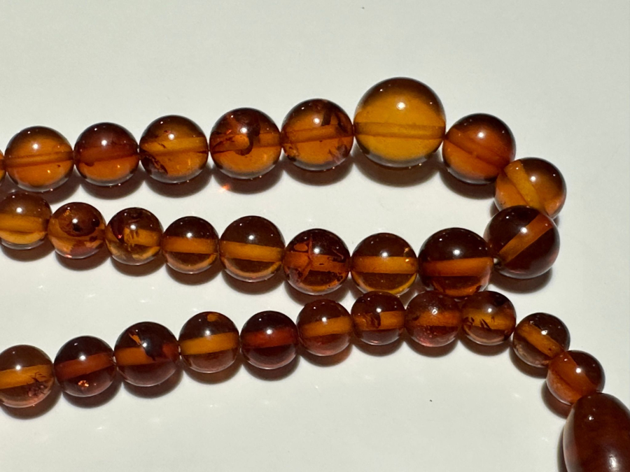 ANTİKA DAMLA KEHRİBAR KOLYE GERDANLIK