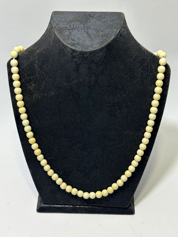 ANTİKA FİL DİŞİ KOLYE GERDANLIK