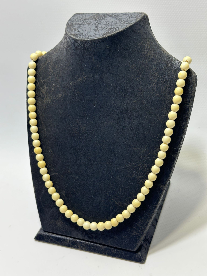 ANTİKA FİL DİŞİ KOLYE GERDANLIK