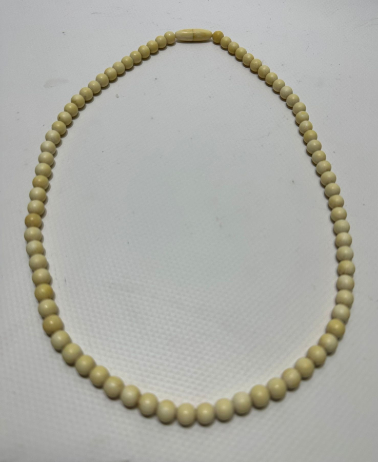 ANTİKA FİL DİŞİ KOLYE GERDANLIK