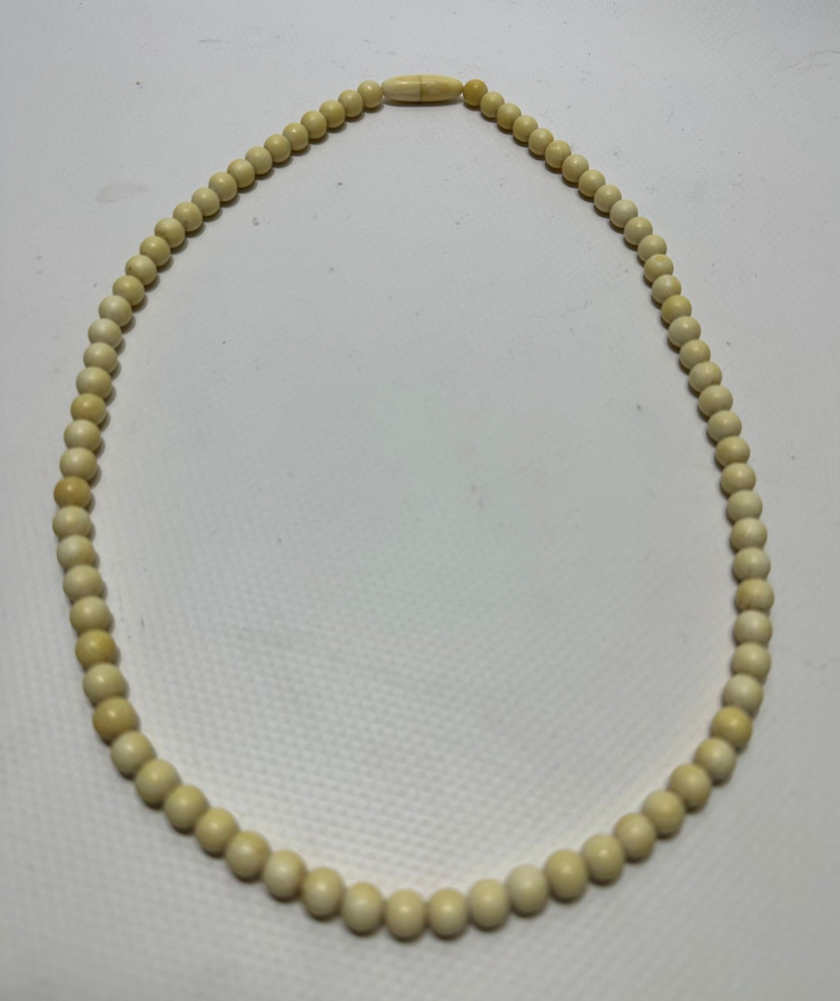 ANTİKA FİL DİŞİ KOLYE GERDANLIK