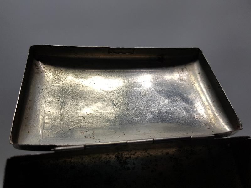 MEŞRUTİYET HATIRASI OSMANLICA YAZILI TÜTÜN TABAKASI