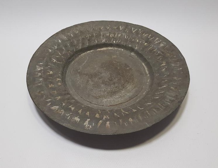 OSMANLI DÖNEMİ BADEMLİ BAKIR TABAK LENGER