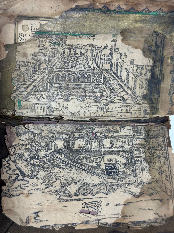 OSMANLI DÖNEMİ KABE VE MESCİDİ NEBİ RESİMLİ NADİR KUR'AN-I KERİM