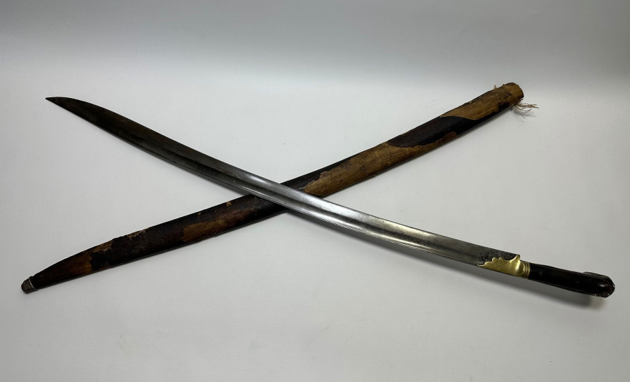 OSMANLI DÖNEMİ ÜZERİ YAZILI YENİÇERİ YATAĞAN KILIÇ