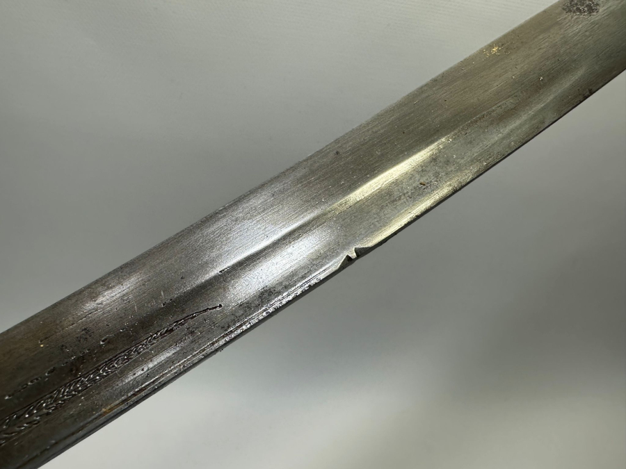 OSMANLI DÖNEMİ ÜZERİ YAZILI YENİÇERİ YATAĞAN KILIÇ