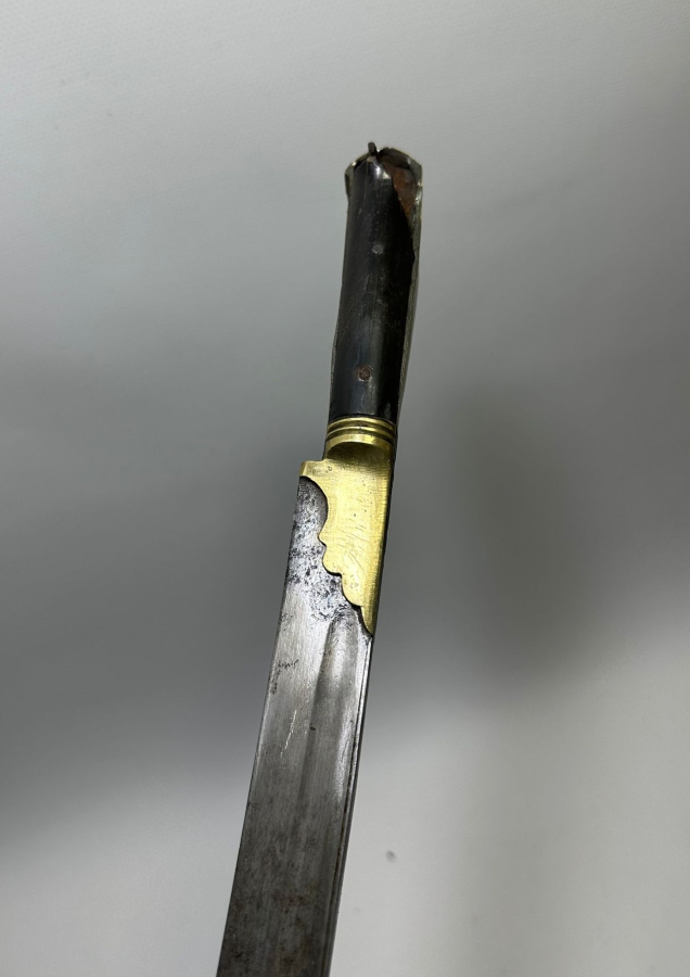 OSMANLI DÖNEMİ ÜZERİ YAZILI YENİÇERİ YATAĞAN KILIÇ