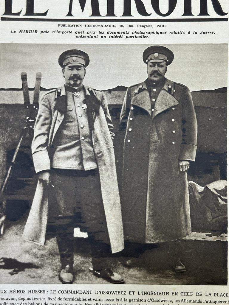 1. DÜNYA SAVAŞI & ÇANAKKALE SAVAŞI GÖRSELLİ ÇOK NADİR LE MIROIR DERGİSİ