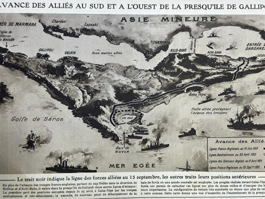 1. DÜNYA SAVAŞI & ÇANAKKALE SAVAŞI GÖRSELLİ ÇOK NADİR LE MIROIR DERGİSİ