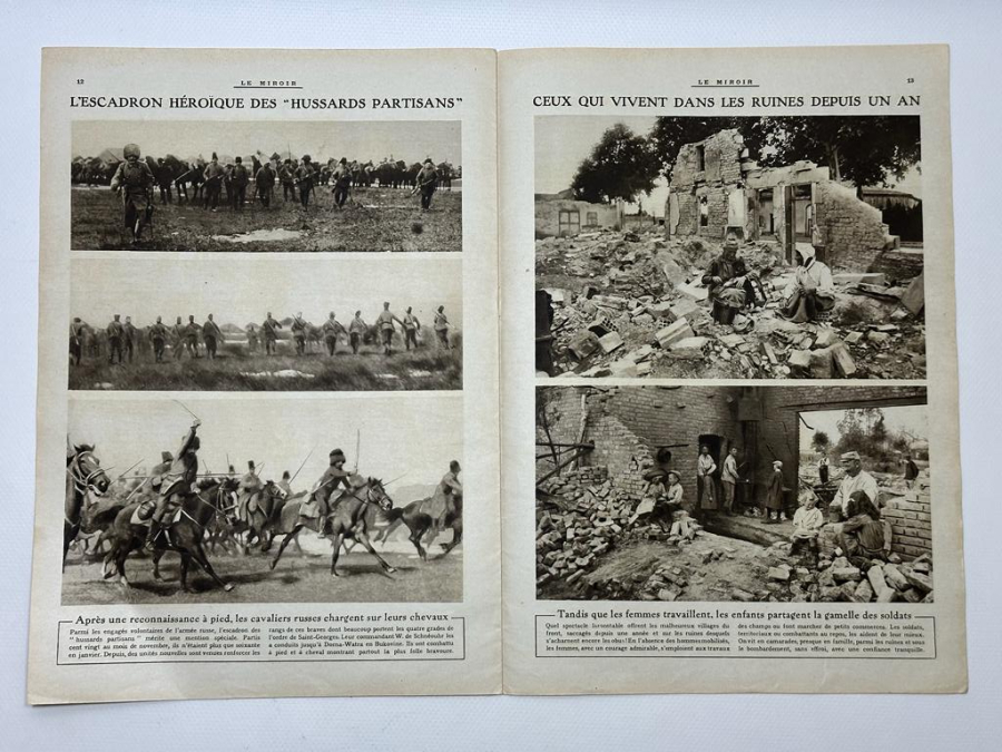 1. DÜNYA SAVAŞI & ÇANAKKALE SAVAŞI GÖRSELLİ ÇOK NADİR LE MIROIR DERGİSİ