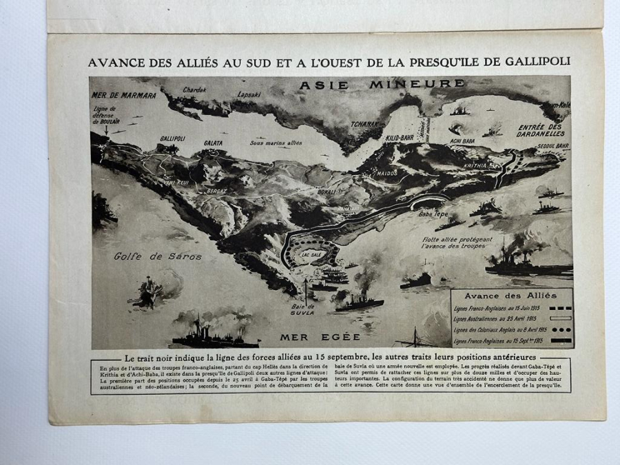 1. DÜNYA SAVAŞI & ÇANAKKALE SAVAŞI GÖRSELLİ ÇOK NADİR LE MIROIR DERGİSİ