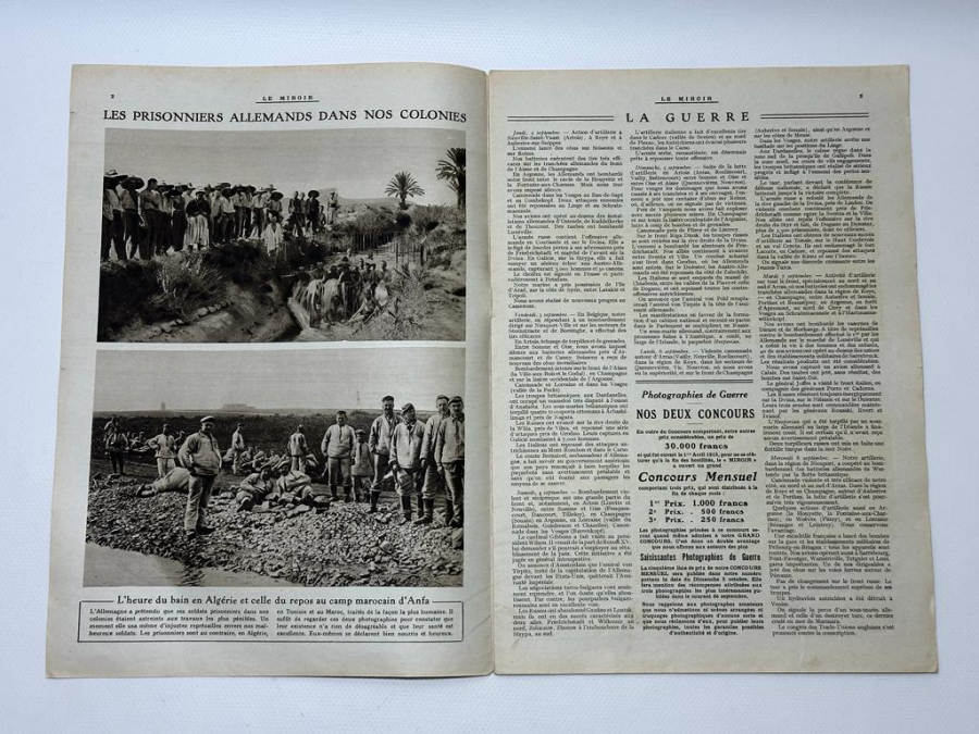 1. DÜNYA SAVAŞI & ÇANAKKALE SAVAŞI GÖRSELLİ ÇOK NADİR LE MIROIR DERGİSİ