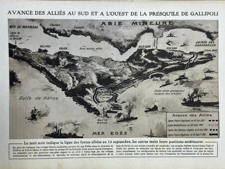 1. DÜNYA SAVAŞI & ÇANAKKALE SAVAŞI GÖRSELLİ ÇOK NADİR LE MIROIR DERGİSİ