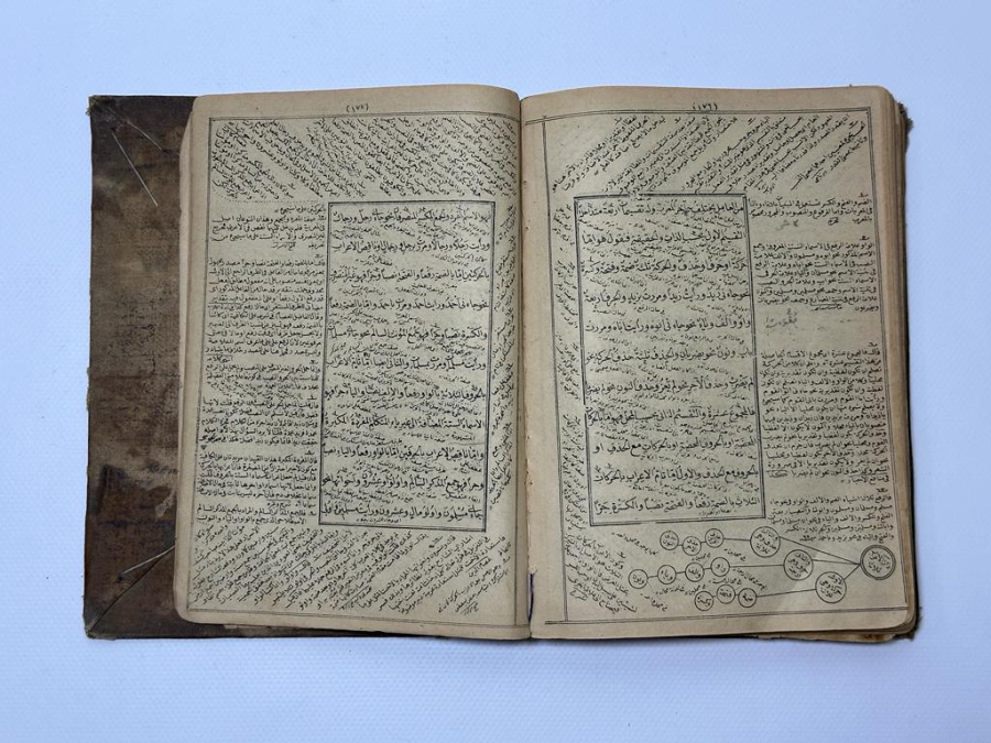 OSMANLICA DÖRT KİTAP BİR ARADA: MERAH-ÜL ERVAH & KAFİYE İZHAR AVAMİL & METNİ KİFAYE & İZHAR-ÜL BİRGİVİ