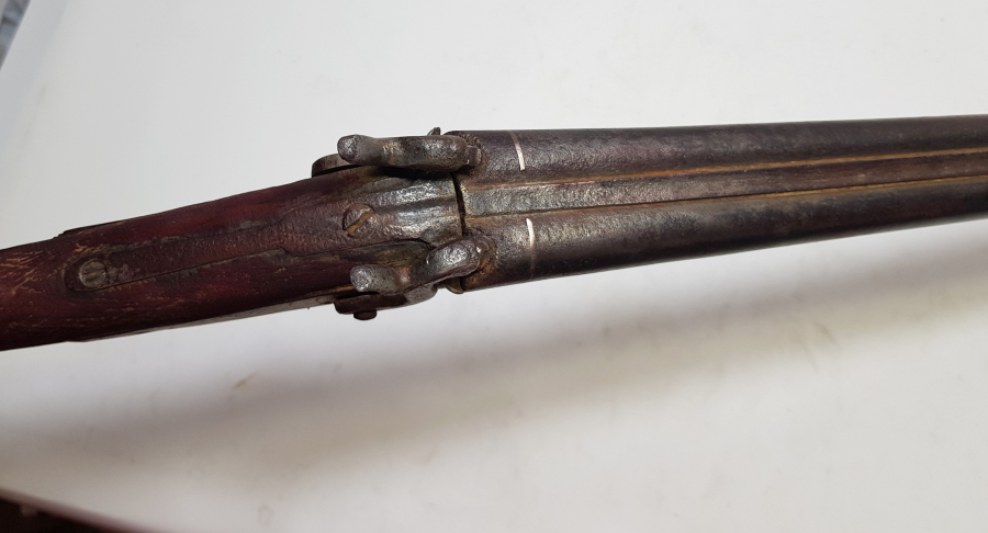 OSMANLI DÖNEMİ TAMAMI KALEM İŞÇİLİKLİ DEKORATİF ÇİFTE DOLMA TÜFEK