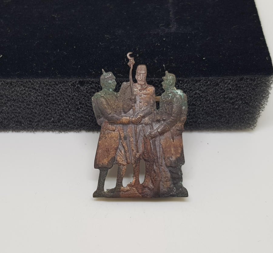 1. DÜNYA SAVAŞI DÖNEMİ ÇOK NADİR İTTİFAK YAKA BRÖVESİ