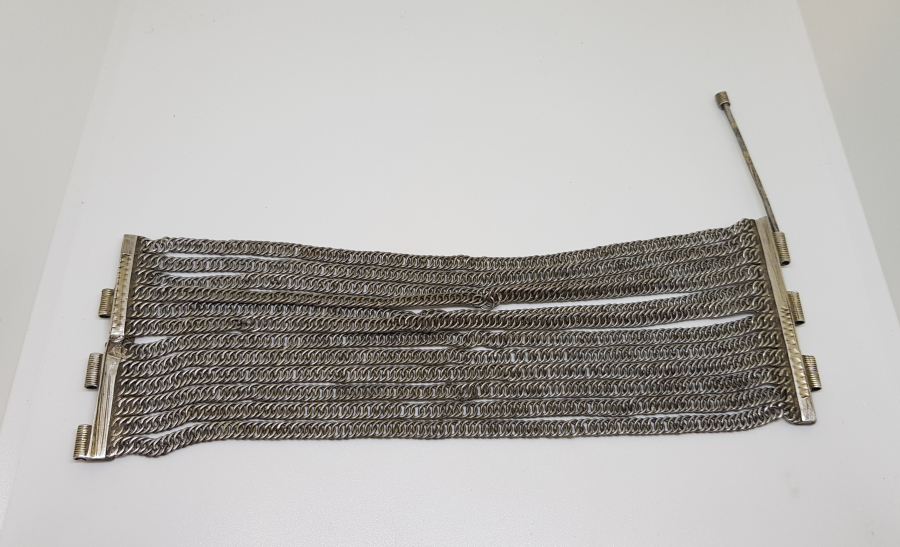 2. MAHMUT DÖNEMİ ÇOK NADİR BÜYÜK BOY GÜMÜŞ BİLEKLİK - BİLEZİK