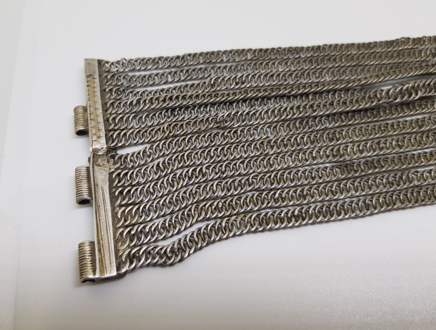 2. MAHMUT DÖNEMİ ÇOK NADİR BÜYÜK BOY GÜMÜŞ BİLEKLİK - BİLEZİK