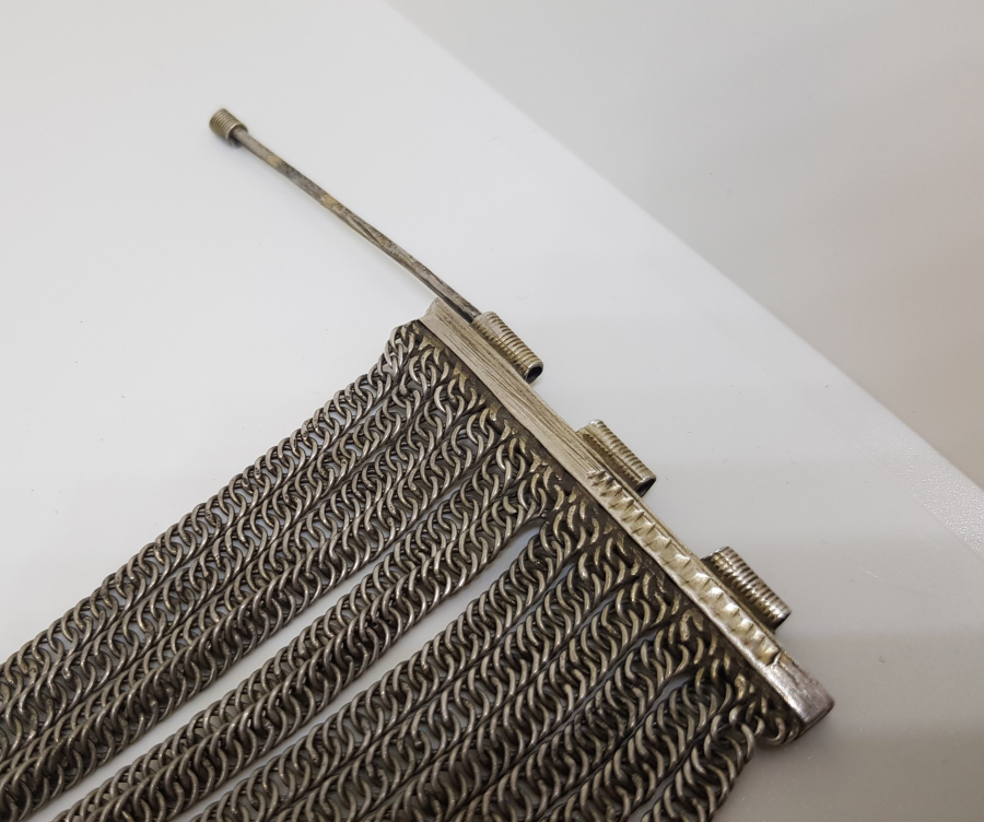 2. MAHMUT DÖNEMİ ÇOK NADİR BÜYÜK BOY GÜMÜŞ BİLEKLİK - BİLEZİK