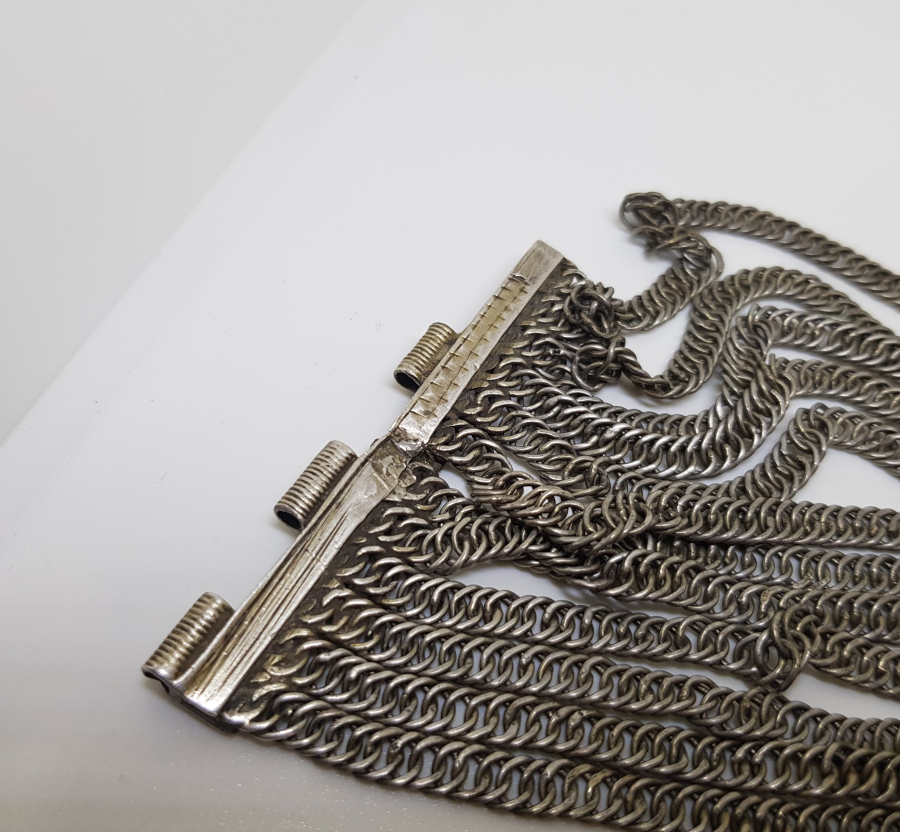 2. MAHMUT DÖNEMİ ÇOK NADİR BÜYÜK BOY GÜMÜŞ BİLEKLİK - BİLEZİK