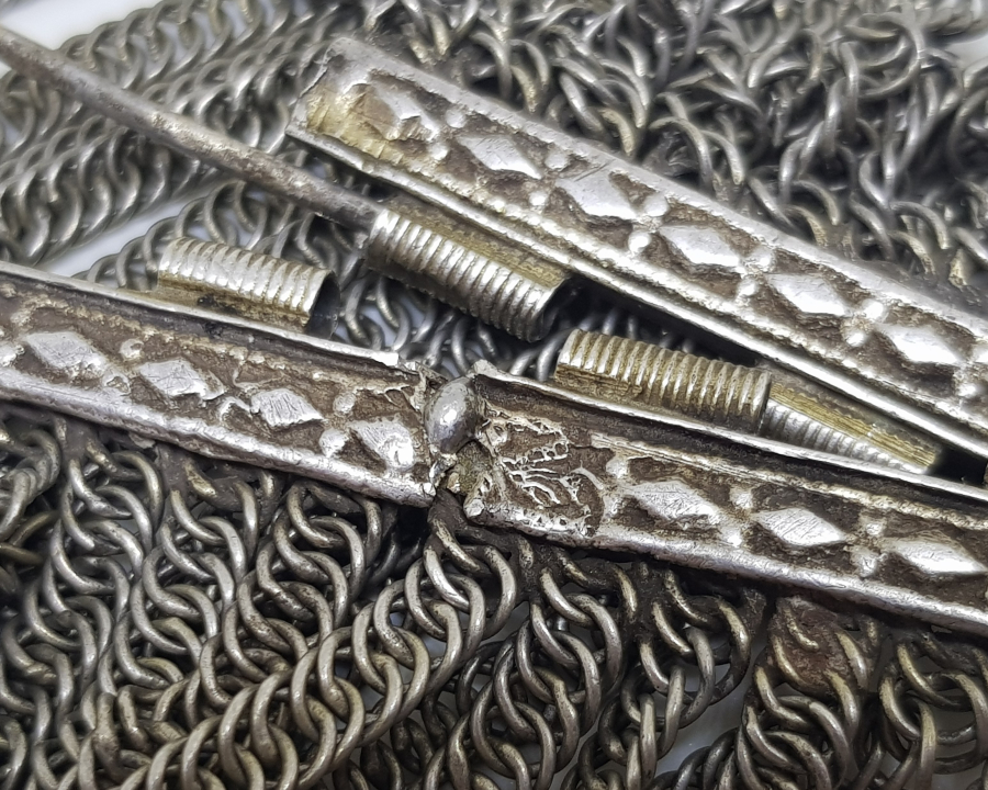 2. MAHMUT DÖNEMİ ÇOK NADİR BÜYÜK BOY GÜMÜŞ BİLEKLİK - BİLEZİK