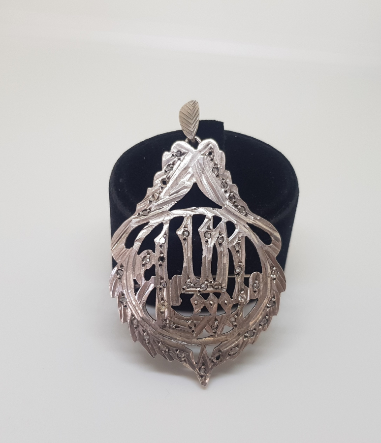 ELMAS TAŞLI OSMANLI DÖNEMİ ÇOK NADİR ARMUDİ KOLYE