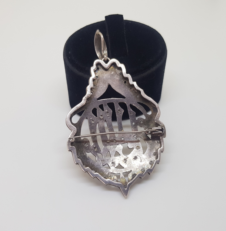 ELMAS TAŞLI OSMANLI DÖNEMİ ÇOK NADİR ARMUDİ KOLYE