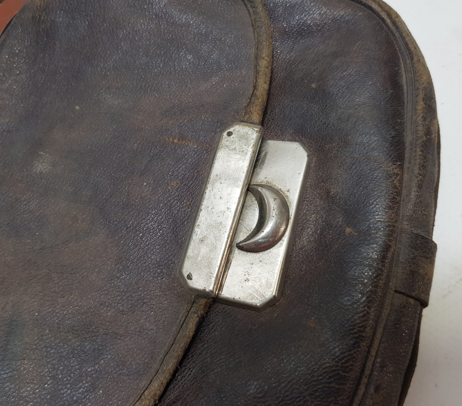 OSMANLI DÖNEMİ ÇOK NADİR DERİ ULAK ÇANTASI