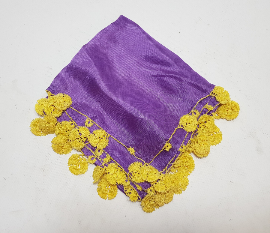 OSMANLI DÖNEMİ İĞNE OYALI İPEK YAZMA