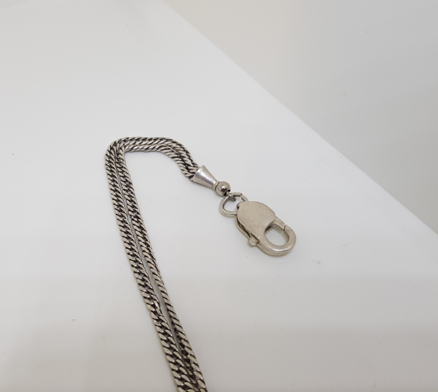 OSMANLI DÖNEMİ TUĞRALI GÜMÜŞ İPEK CEP SAATİ KÖSTEĞİ