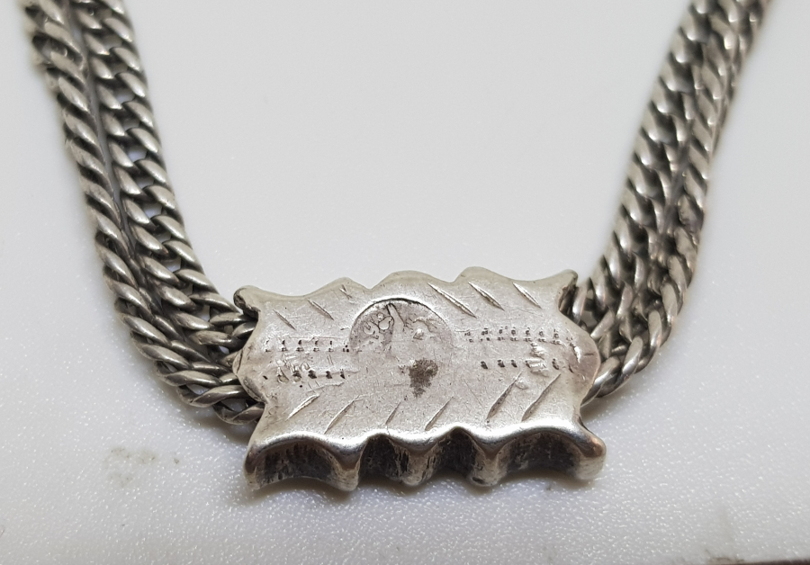 OSMANLI DÖNEMİ TUĞRALI GÜMÜŞ İPEK CEP SAATİ KÖSTEĞİ