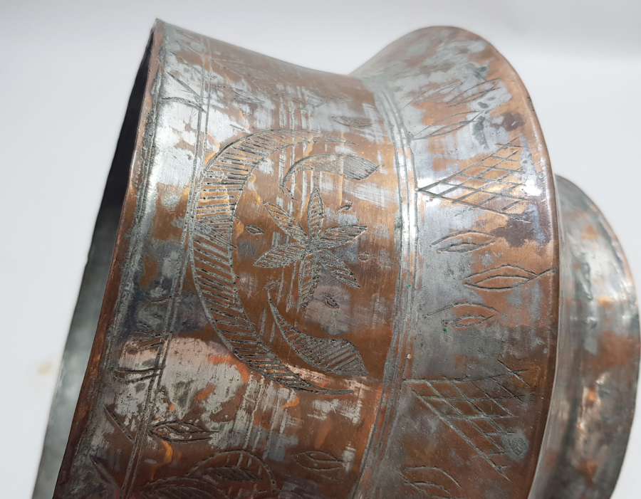 TAMAMI KALEM İŞÇİLİKLİ VE AY YILDIZLI OSMANLI DÖNEMİ HOŞAF KASESİ