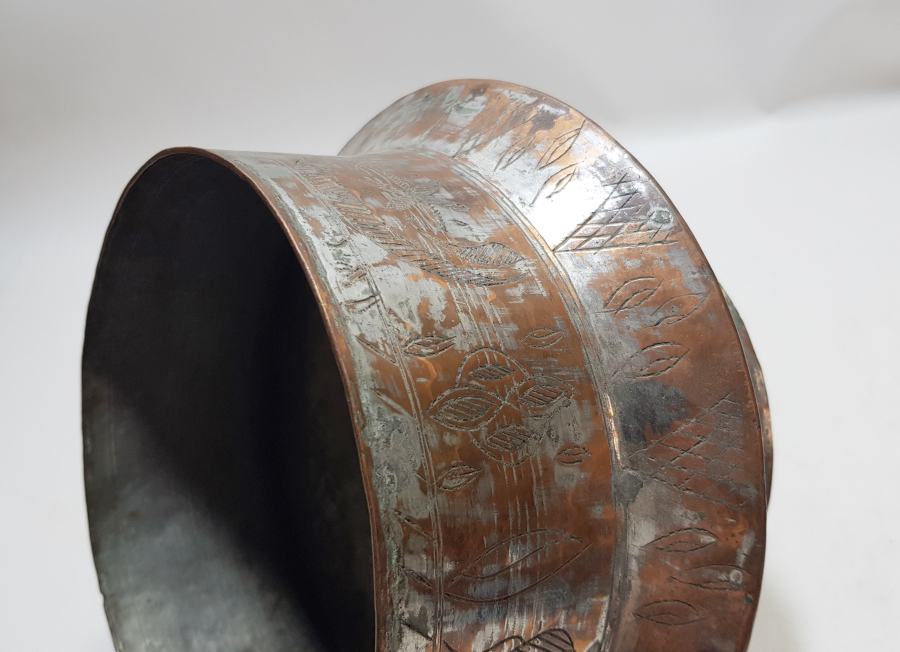 TAMAMI KALEM İŞÇİLİKLİ VE AY YILDIZLI OSMANLI DÖNEMİ HOŞAF KASESİ